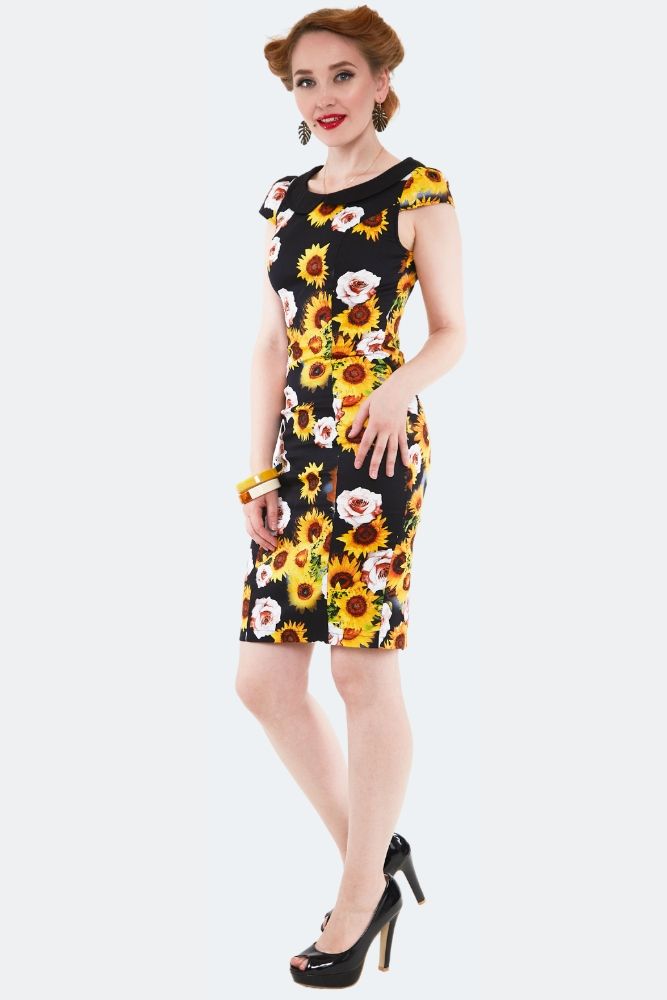 Sunflower Wiggle Dress 