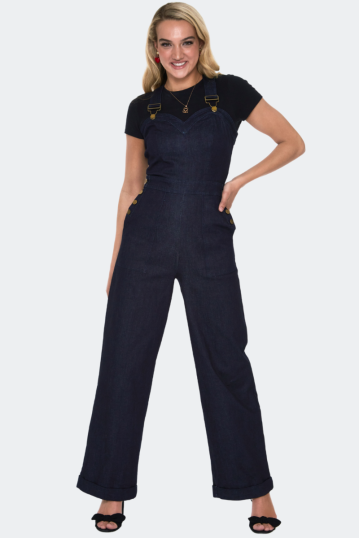 Denim Dungaree Jumpsuit 