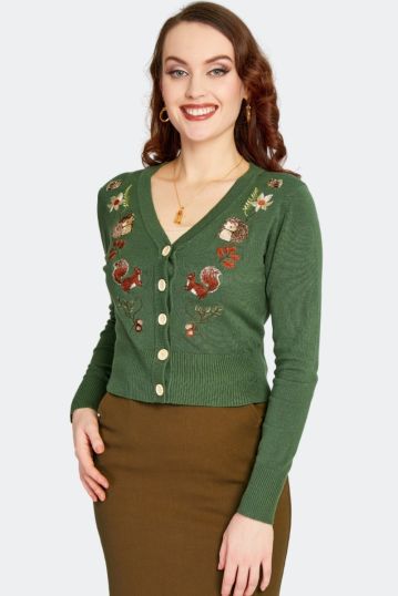 Woodland Embroidered Cardigan