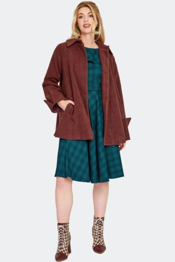 A Line Swing Coat