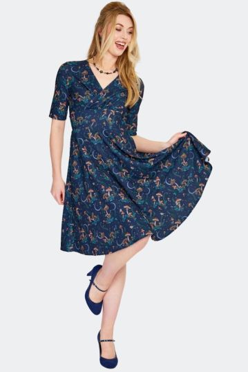 Floral Print Flare Dress